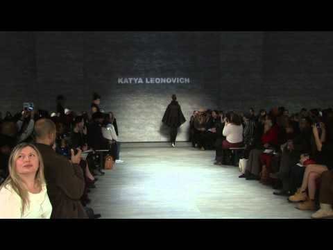 Models walk the runway at Katya Leonovich – Fall 2014 Mer…