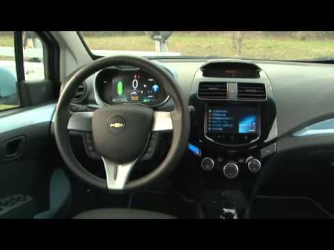 Chevrolet Spark EV interior beauty footage