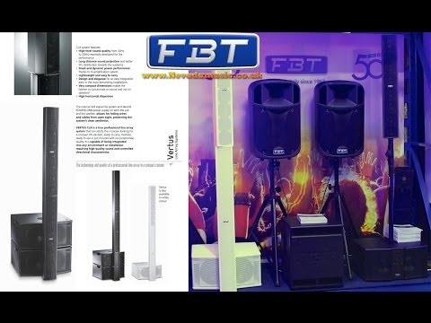 FBT Vertus PA Speaker System Demo at Nevada Music