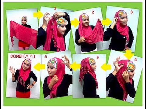 gaya model hijab untuk ke kampus Jilbab Modern by scarfsweethoney