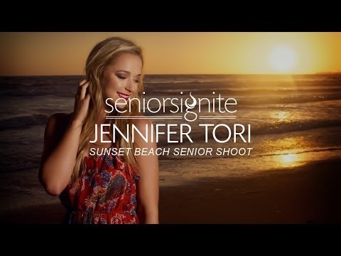 Sunset Beach Senior Photo Shoot in Cali
