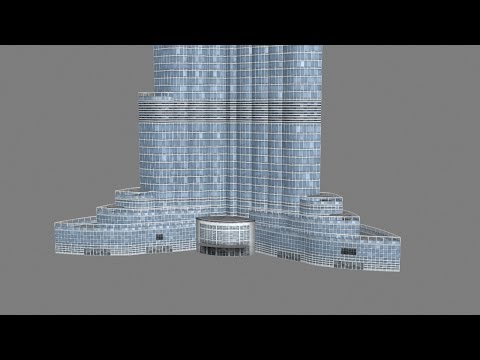 Dubai Burj Khalifa 3D Model Texture