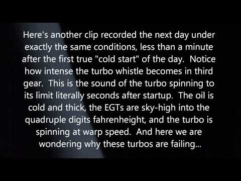Passat TDI Turbo Flutter and Whistle during ECU Commanded Warm-Up Routine