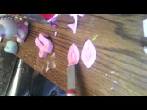 How to make Miniature Polymer Clay shoes: Mary Jane heels