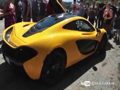McLaren P1 Sighting – Mulholland Hwy California 4-06-2014