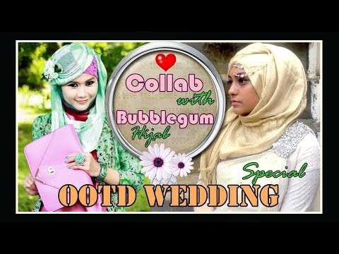 Hijab Tutorial by Didowardah | Asian Wedding Party for Spring Season Collab with BubbleGum Hijab