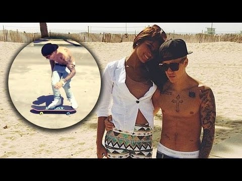 Justin Bieber Shirtless with New Model Girlfriend in Venice Beach?