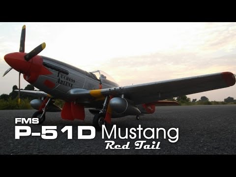 FMS P-51D Mustang Red Tail