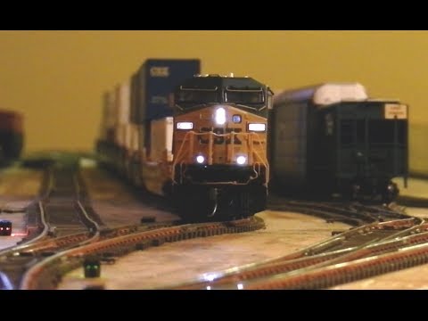 First Intermodal Switching Job on New HO Layout, 05/10/2014