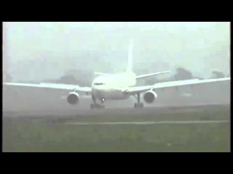 Nice Crosswind Landing Airbus A330