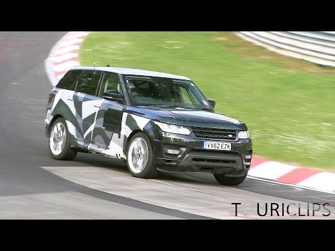 2015 Range Rover Plug-in Hybrid spied testing on the Nürburgring!