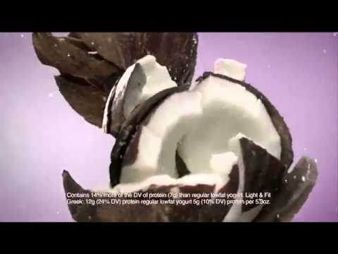 Paper Ice Cream Dannon Light & Fit Greek Blends TV Commercial