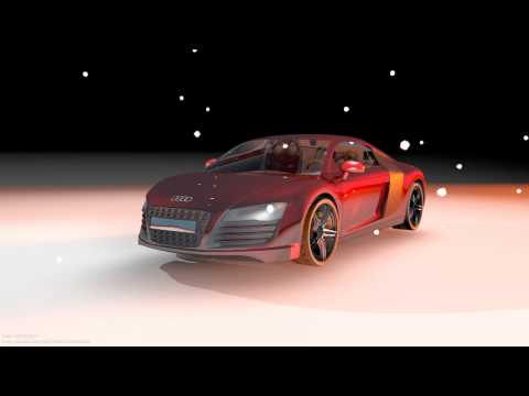 Audi r8 style 3D ANIMATION  1080p  s01r04 test lava