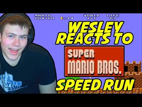 WESLEY REACTS TO SUPER MARIO SPEED RUN!
