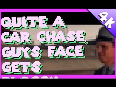 LA Noire – Quite a car chase, guys face gets bloody [4K 1080p HD]