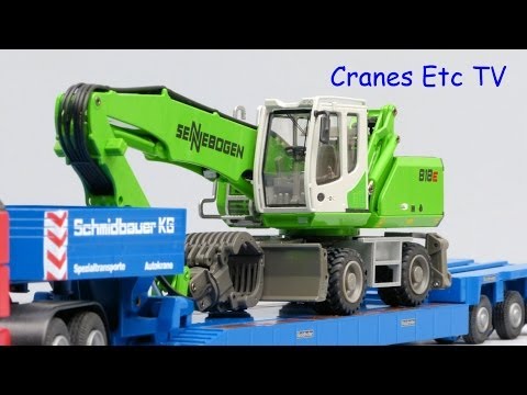 Conrad Sennebogen 818M Material Handling Machine by Cranes Etc TV