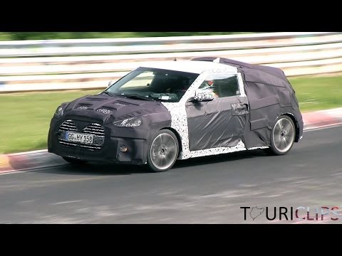 2015 Hyundai Veloster Turbo spied testing on the Nürburgring!