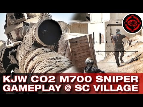 KJW M700 Sniper Rifle (CO2) Gameplay at SC Village 6-8-14