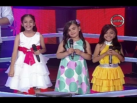 Eva elige entre Marjorie, Luz y Valeria – La Voz Kids Perú – Las Batallas – Temporada 1