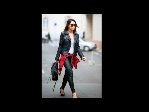 How to Wear Street Styles With Leather Pants