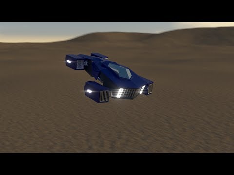 Flying Machine Test Animation 2 (Blender 2.70)