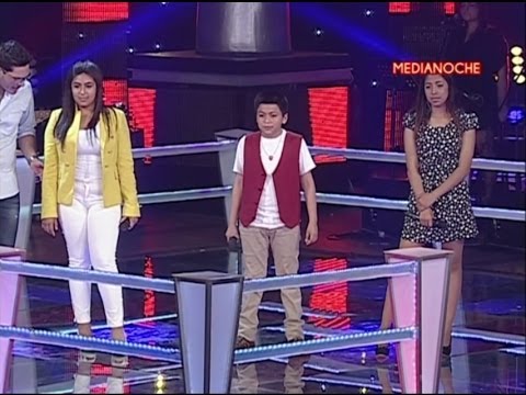Kalimba elige entre Marcia, Michael y Paola – La Voz Kids Perú – Las Batallas – Temporada 1