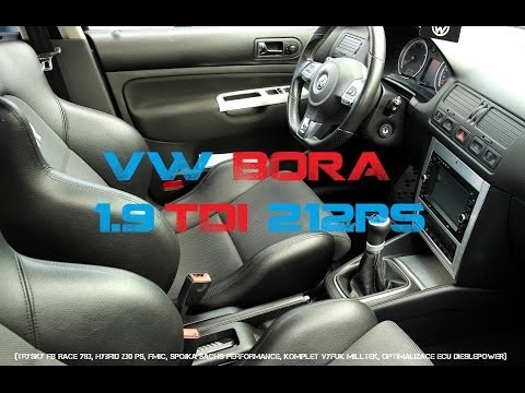 VW Bora 1.9TDI 130PS to 212PS @ 476Nm DIESELPOWER dyno tuning: www.dp-race.com