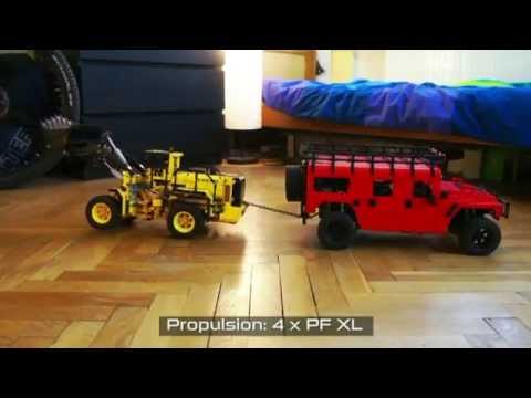 Lego Technic Motorized Hummer H1 Wagon