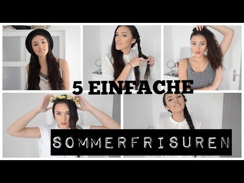 5 SCHNELLE & EINFACHE Sommerfrisuren!