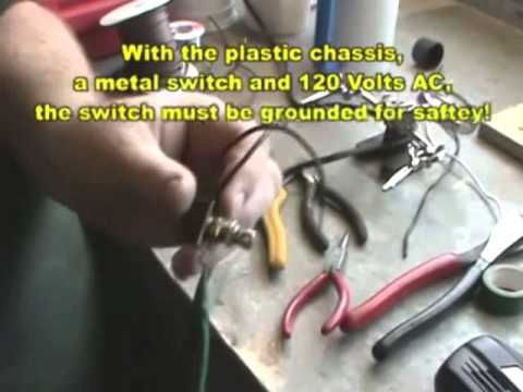 Wiring 120V ground switch | Build a static grass applicator | Model Railroad Hobbyist | MRH