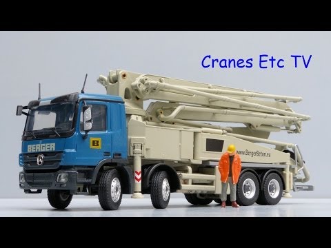 Conrad Putzmeister M42-5RZ Concrete Pump ‚Berger‘ by Cranes Etc TV
