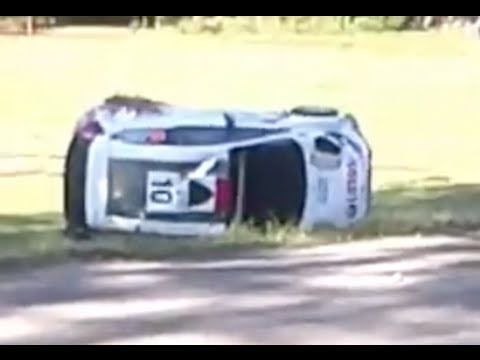 Crash Robert Kubica rally Poland 2014