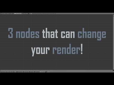 | PigArt | BLENDER Tutorial: 3 nodes everyone should use