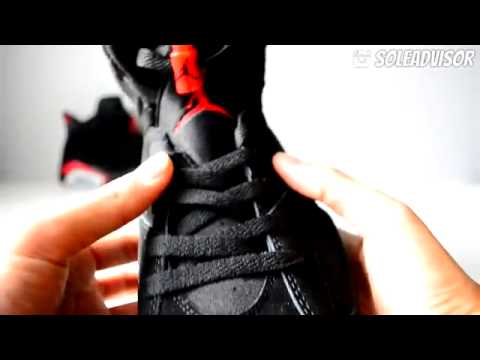 Cheap Wholesale Jordan 6 Varsity Red CLOSE UP HD   ON FOOT   sneakereps