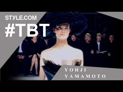 Yohji Yamamoto’s Transformative Wedding Collection- #TBT with Tim Blanks -Style.com