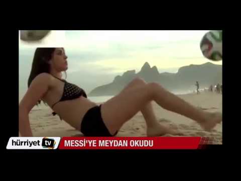 Fiorella Castillo vs  Messi / Argentinian Model Freestyle / Top oynayan manken