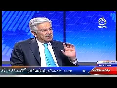 Khawaja Asif Special Interview in Live With Talat (8th July 2014)