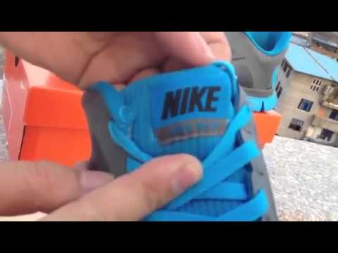 Cheap Nike Free 4 0 V3 replica nike free run 5 0 Gray Light Blue Mens Shoes Review mp4