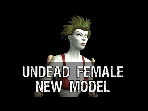 Undead Female Character New Model Preview – Warlords of Draenor