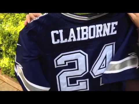 Cheap Wholesale Dallas Cowboys #24 Morris Claiborne Blue NFL