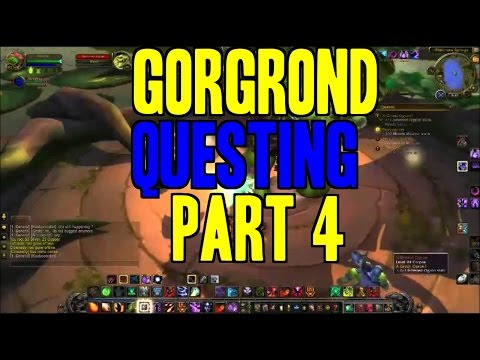 Warlords of Draenor Beta: Gorgrond Questing Part 4 (Alliance)