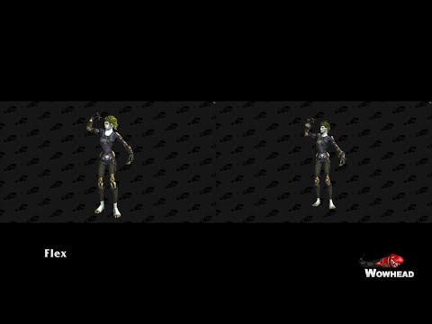 Warlords of Draenor Female Undead New Character Model Animations