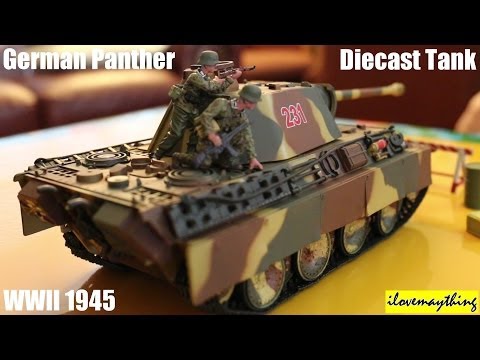 Toy Tank for Kids? Unboxing a 1:32 Scale German Panther Diecast Tank