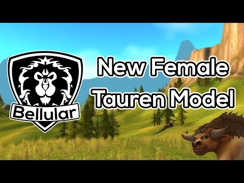 New Taruen Female Character Model Revealed!   Warlords of Draenor