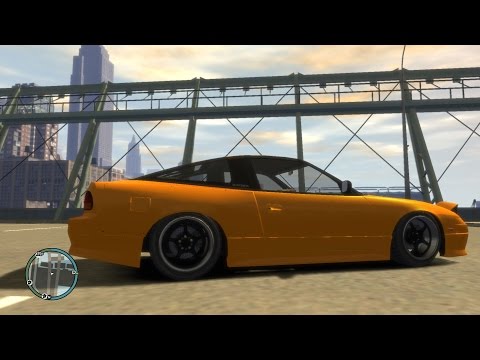 Grand Theft Auto IV Nissan 240sx S13 tuned Car Model iCEnhancer 3.0