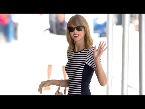 Taylor Swift in a Mini-Dress in New York City
