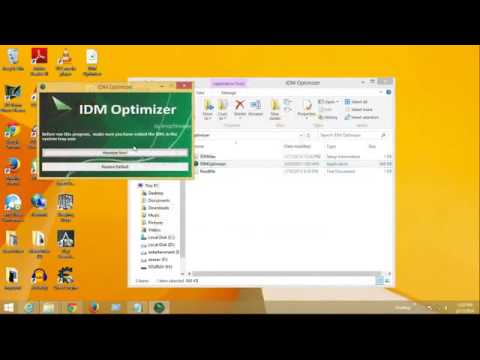 how to optimize your idm(internet download manager)and speed up internet download speed 2014