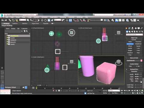 Autodesk 3ds Max 2015 Tutorial | Creating Primitive And Parametric Objects