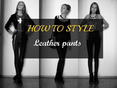 “How to style leather pants – fall edition“