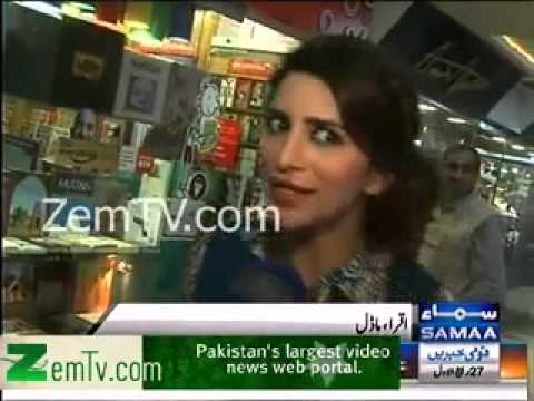 Pakistani Model Iqra Trembles During Ramp Walk in Karachi